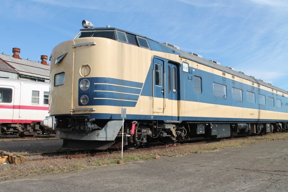 JR東日本、秋田総合車両センターのオンライン見学会 - 583系見学も