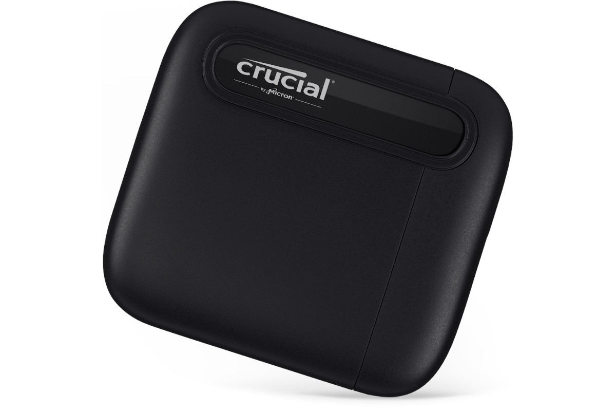 マイクロン、超小型かつ高速な外付けSSD「Crucial X6 Portable SSD」発表