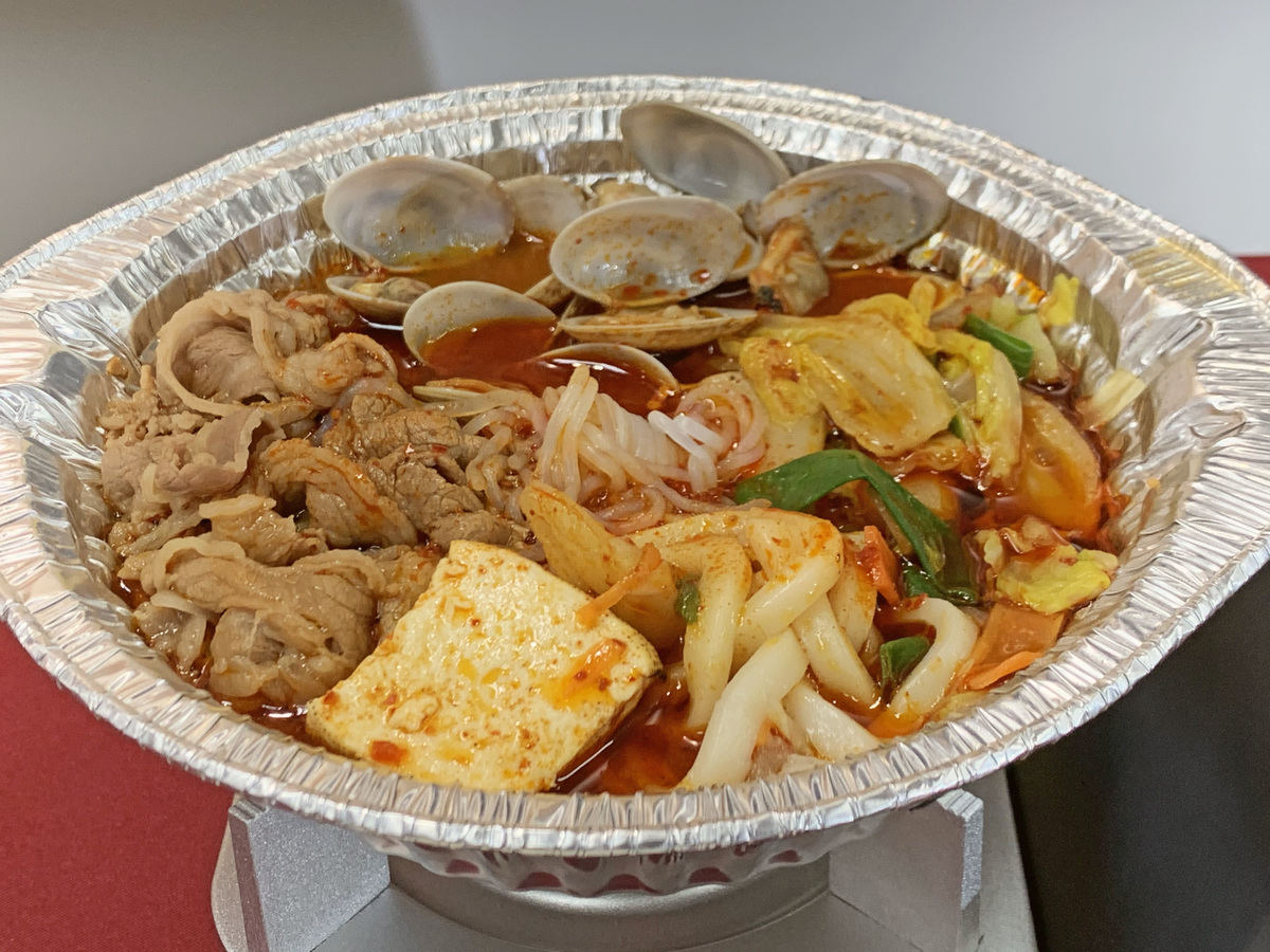 「あさり牛火鍋定食」(税込940円)
