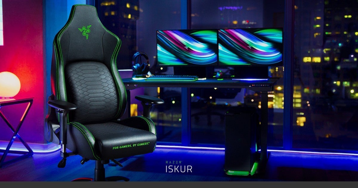 Razer、ランバーサポートが稼働するゲーミングチェア「Iskur」 | マイ