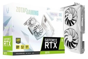 ZOTAC、数量限定ホワイトカラーのGeForce RTX 3070搭載グラフィックスカード