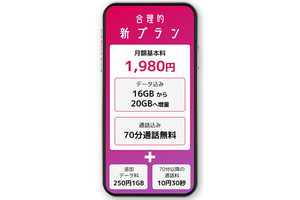 日本通信、ドコモ対抗プラン「合理的20GBプラン（今は16GB）」を提供開始