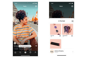 Instagram「リール」が商品タグ付けに対応、ショッピングを楽しめるように