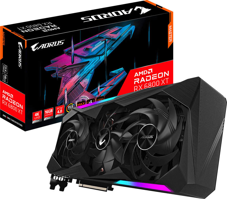 GIGABYTE、オリジナルファンのRadeon RX 6800 / XT搭載カード