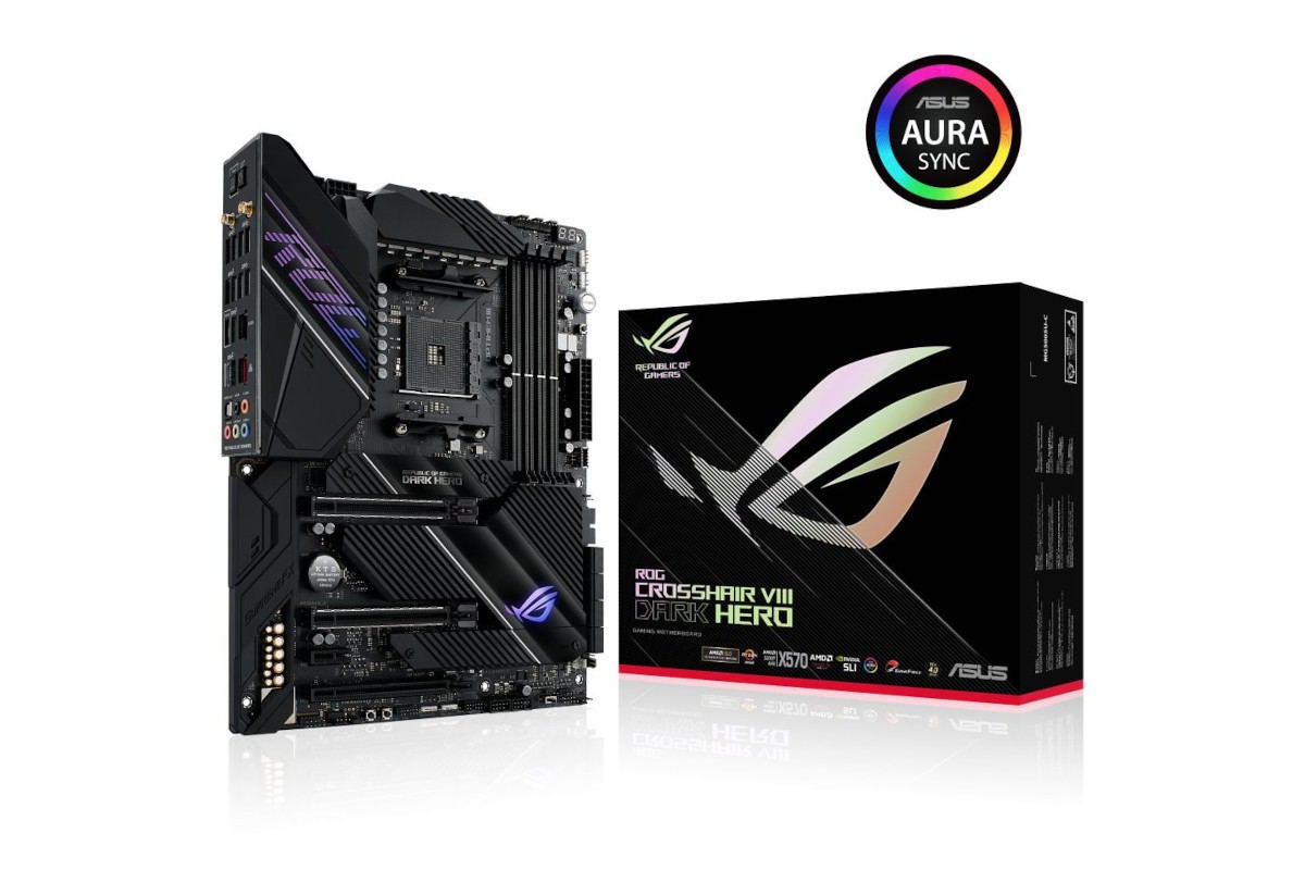 Asus 14 2フェーズ電源搭載のamd X570マザーボード Rog Crosshair Viii Dark Hero マイナビニュース