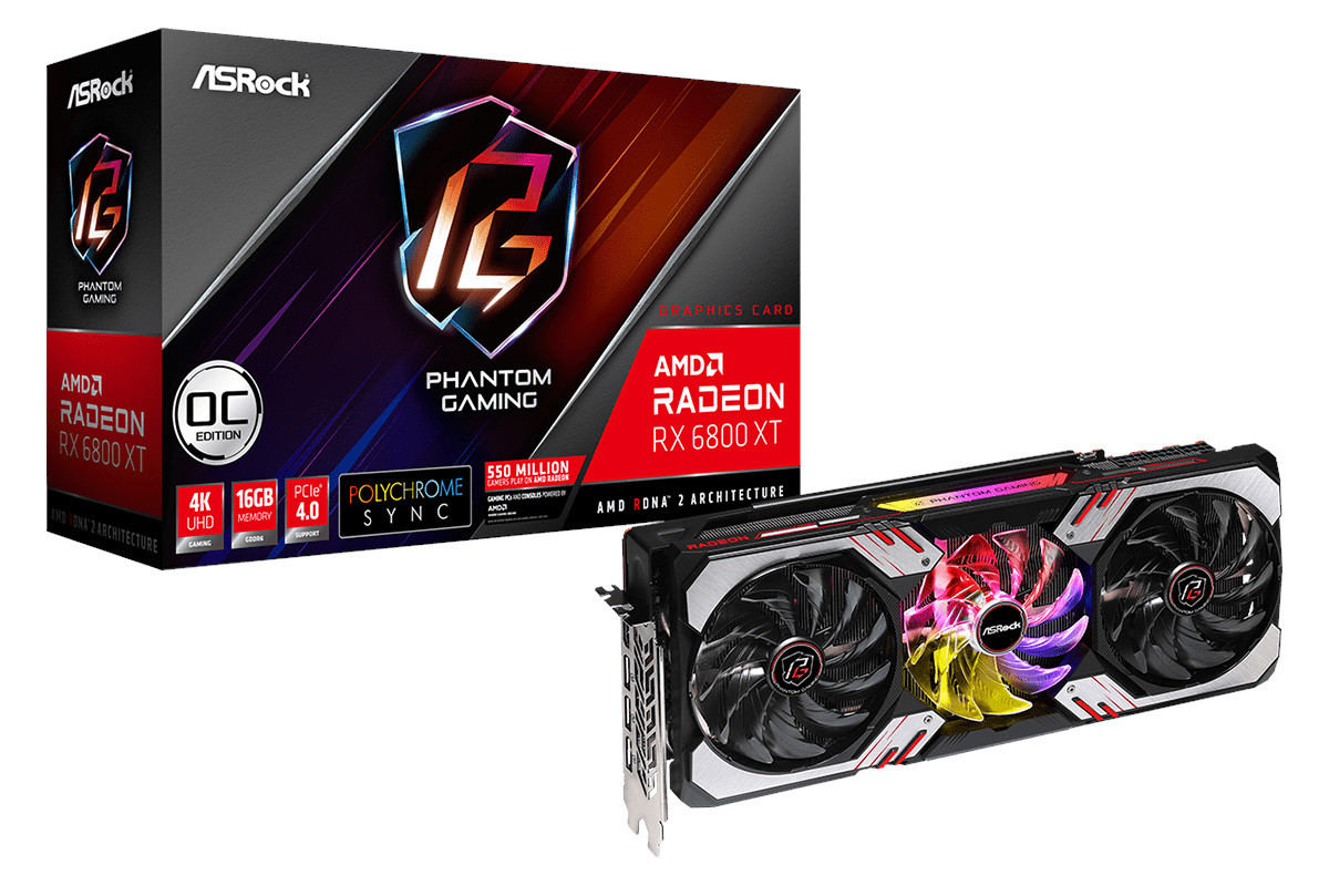 Radeon RX 6800 XT Phantom Gaming D 16G OC