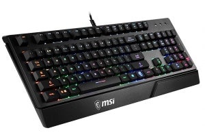 MSI、税別2,980円でカスタマイズ対応イルミネーション搭載のゲーミングキーボード
