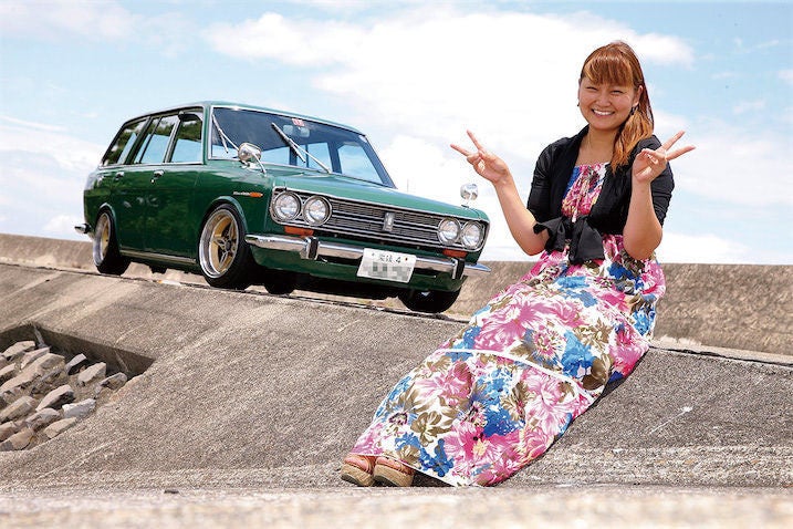 ジャパン乗りのお父さんの影響もあって小さい頃から510が大好きな彼女 1968年式 日産 ブルーバード バン Vol 1 マイナビニュース