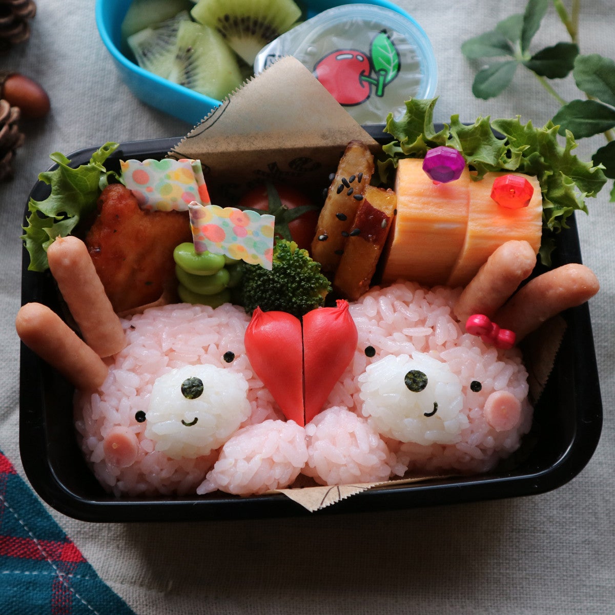 冷凍食品でもok 子どもが喜ぶ冬のキャラ弁レシピ マピオンニュース