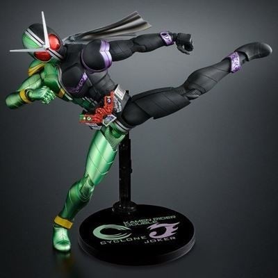 仮面ライダーw サイクロンジョーカーがプロの塗装を再現したバンダイ新ブランドプラモで立体化 マイナビニュース