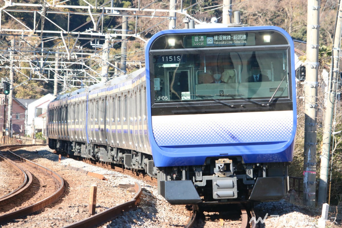 Jr東日本e235系1000番代 横須賀線 総武快速線の新型車両に乗る マイナビニュース