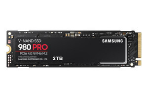 サムスン電子、PCIe 4.0対応のM.2 NVMe SSD「980 PRO」に大容量2TBモデル