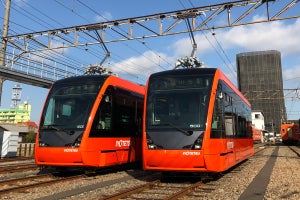 伊予鉄道「新型LRT車両」5000形、2両を追加導入 - 2/5から営業運転