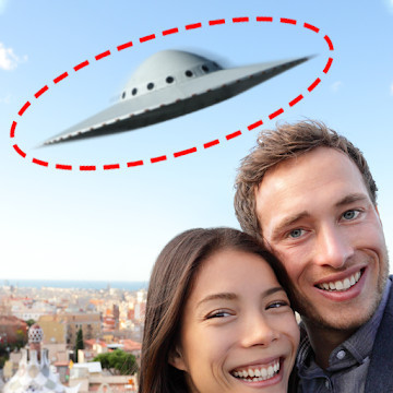 【毎日がアプリディ】写真を見ろ！ 鳥だ！ 飛行機だ！ いやUFOだ！「写真の中のUFO」