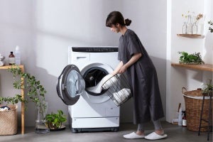 アイリスオーヤマ、シワ防止乾燥コース付きのドラム式洗濯機