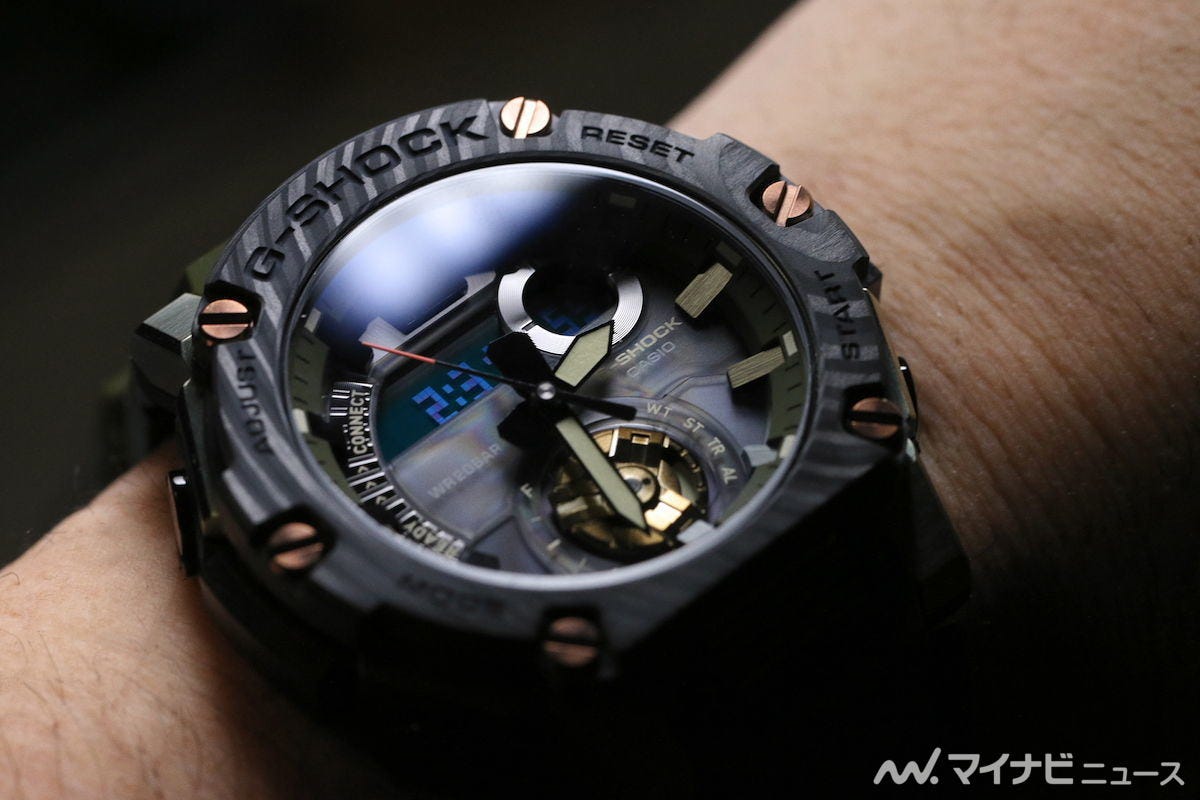 G-SHOCK新作を写真で - G-STEEL「GST-B300」は見せるCMFから「想像