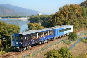 京都鉄道博物館、JR四国「藍よしのがわトロッコ」2/20から特別展示