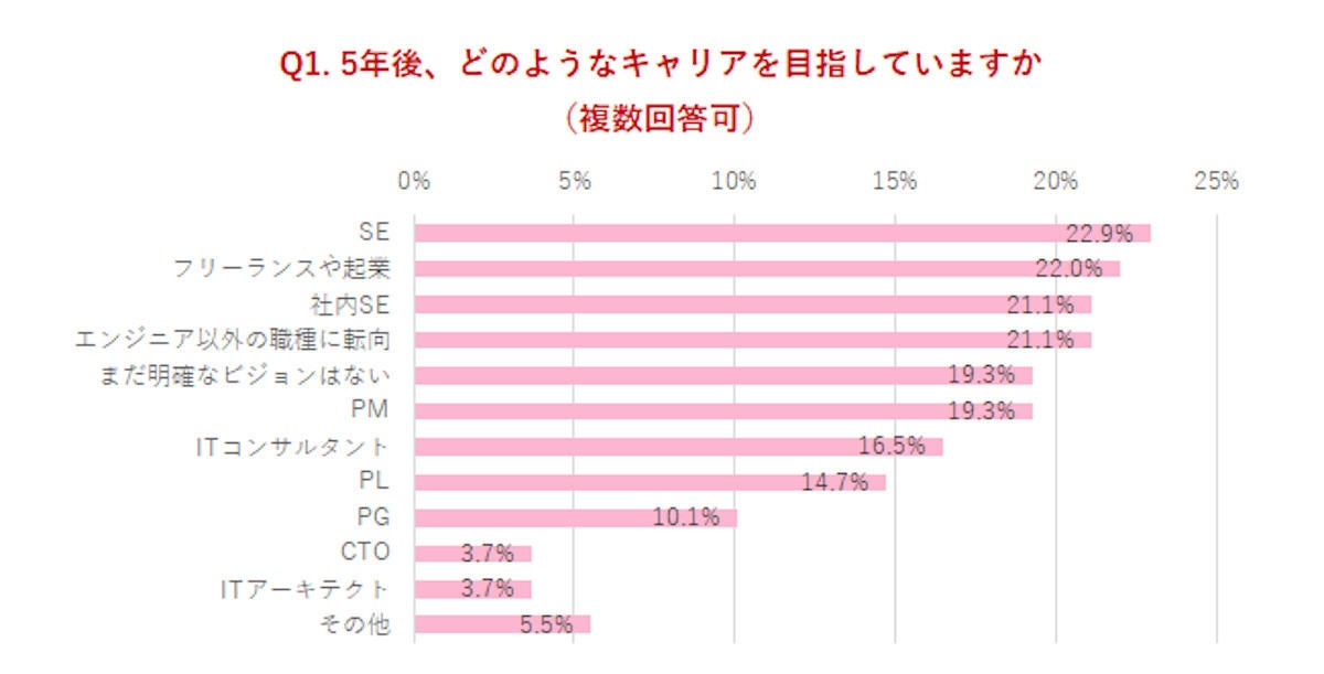 女性エンジニアに聞いたキャリアの不安 1位は 2位給与が上がっていくか マイナビニュース