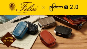 「プルーム・エス・2.0」と「Felisi」がコラボ! 専用レザーカバーを発売