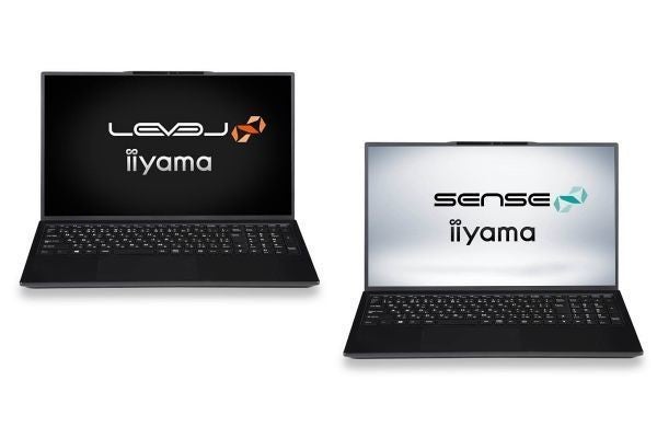 iiyama PCの各シリーズから第11世代Intel Core i7・i5の15.6型