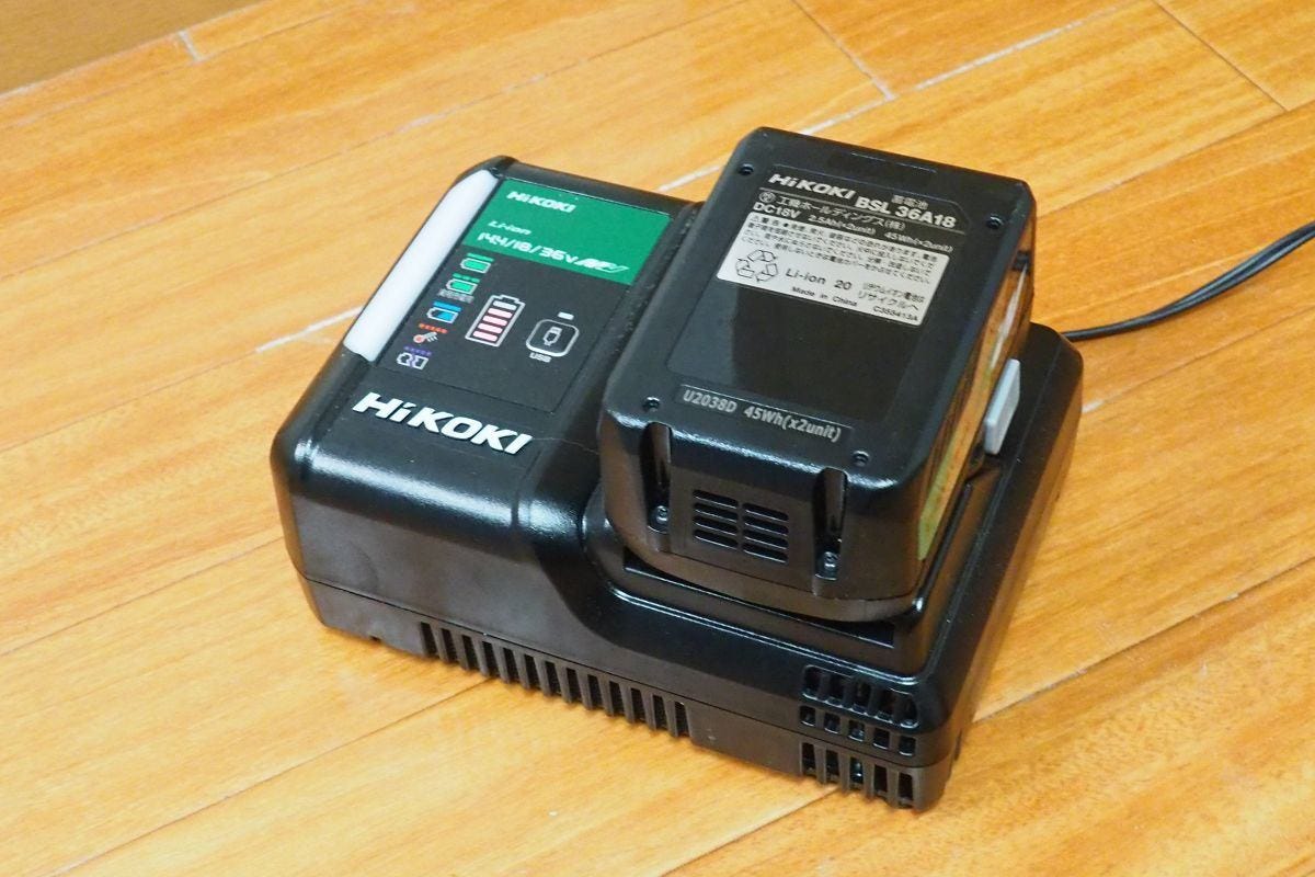 HiKOKI R36DA SC 充電器付属 コードレス バッテリー 掃除機