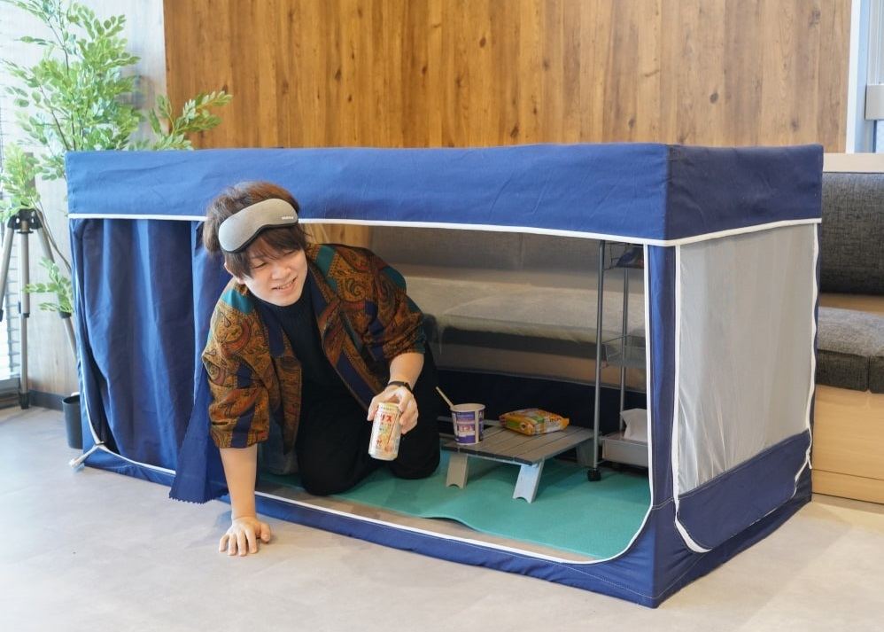 サンコー 部屋に自分だけの空間を作れる 家ナカ秘密基地テント マイナビニュース