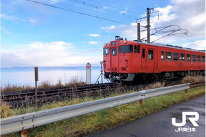 JR東日本、五能線キハ40・48形の記念ポストカード配布 - 2/26から