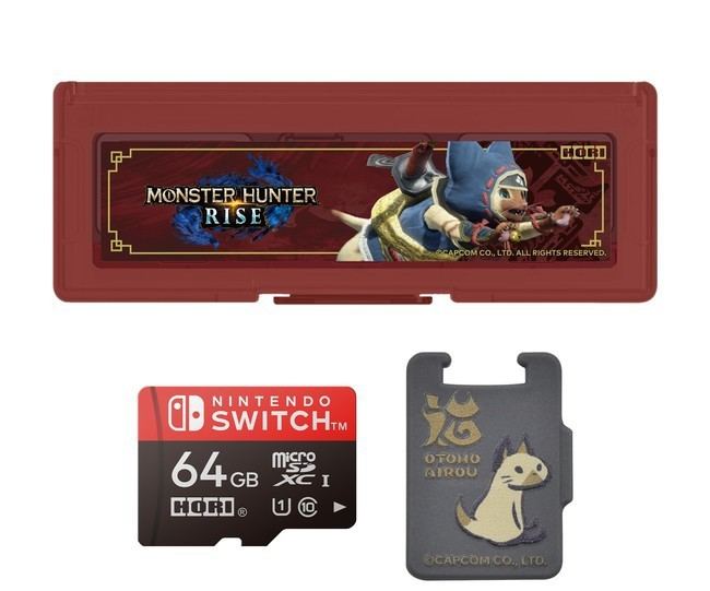 モンスターハンターライズ microSDカード 64GB+カードケース for Nintendo Switch