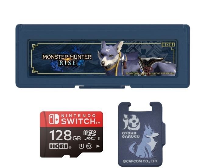 モンスターハンターライズ microSDカード 128GB+カードケース for Nintendo Switch