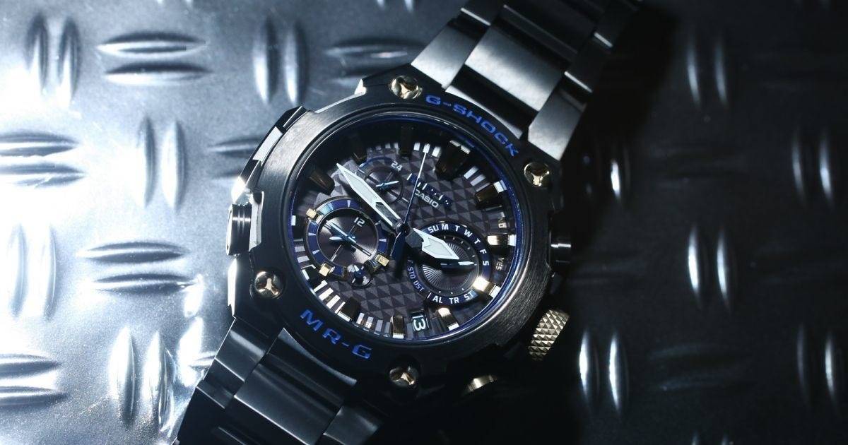 G Shock新作を写真で Mrg B00bで人生を勝ちに行く マピオンニュース