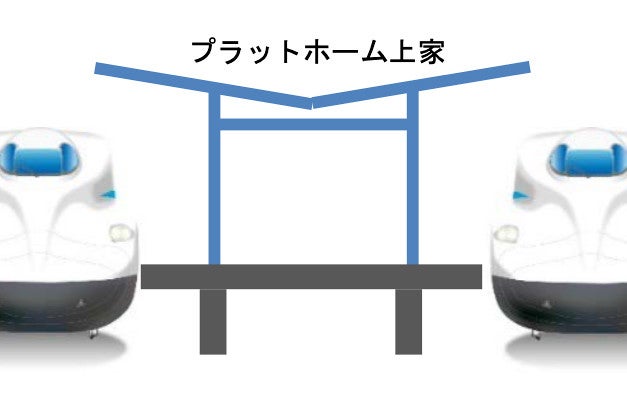 Jr東海 新幹線 在来線の駅でホーム上家を耐震補強 新工法開発 マイナビニュース