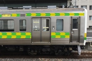 JR東日本、両毛線の211系1編成を黄色・緑色「矢絣」柄のデザインに