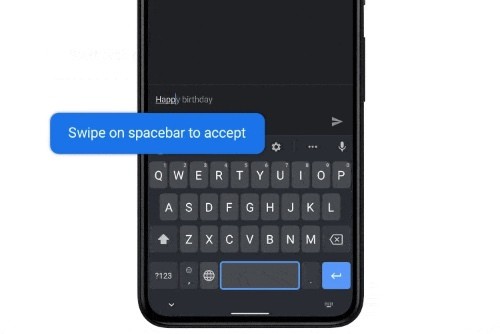 「メッセージ」でスマートコンポーズ機能