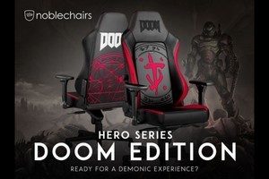 noblechairs、『DOOM』の世界観を表現したゲーミングチェア