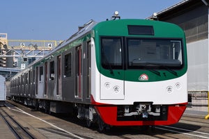 川崎重工、ダッカ6号線向け都市高速鉄道車両の初編成(6両)を出荷