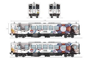 JR九州キハ125形、日本遺産「肥前やきもの圏」ラッピング車両運行