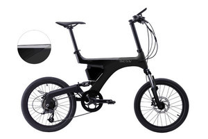 車体が「オールブラック」の電動アシスト自転車、復刻発売