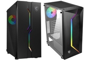 MSI、ARGBファンを標準搭載したフロントLEDのゲーミングPCケース