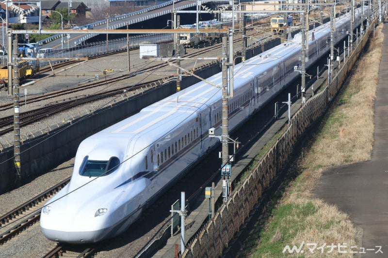 Jr西日本のn700sデビュー 東海道新幹線も走行 2編成を投入予定 マイナビニュース