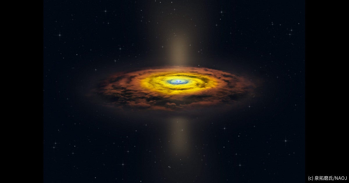 ブラックホールが周辺物質の性質を激変させていることをアルマ望遠鏡が観測 Tech
