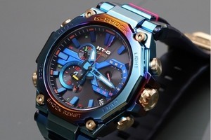 G-SHOCK新作を写真で - 青き鳳凰爆誕!! 熟成のレインボーIPモデル「MTG-B2000PH」