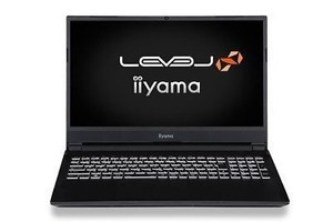 iiyama PC、GeForce RTX 3060を搭載する15.6型ゲーミングノートPC