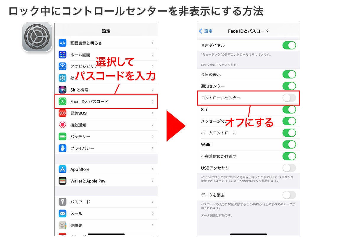 Iphone コントロールセンター の使い方とカスタマイズ方法 1 マイナビニュース