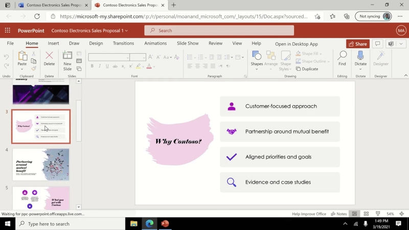 Web版 Microsoft Word にpowerpointプレゼンテーション変換機能 Tech