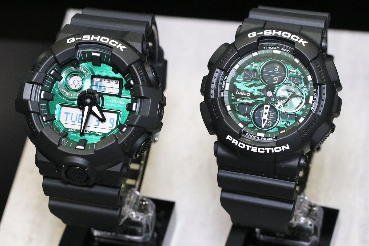 G-SHOCK Black and Green Series