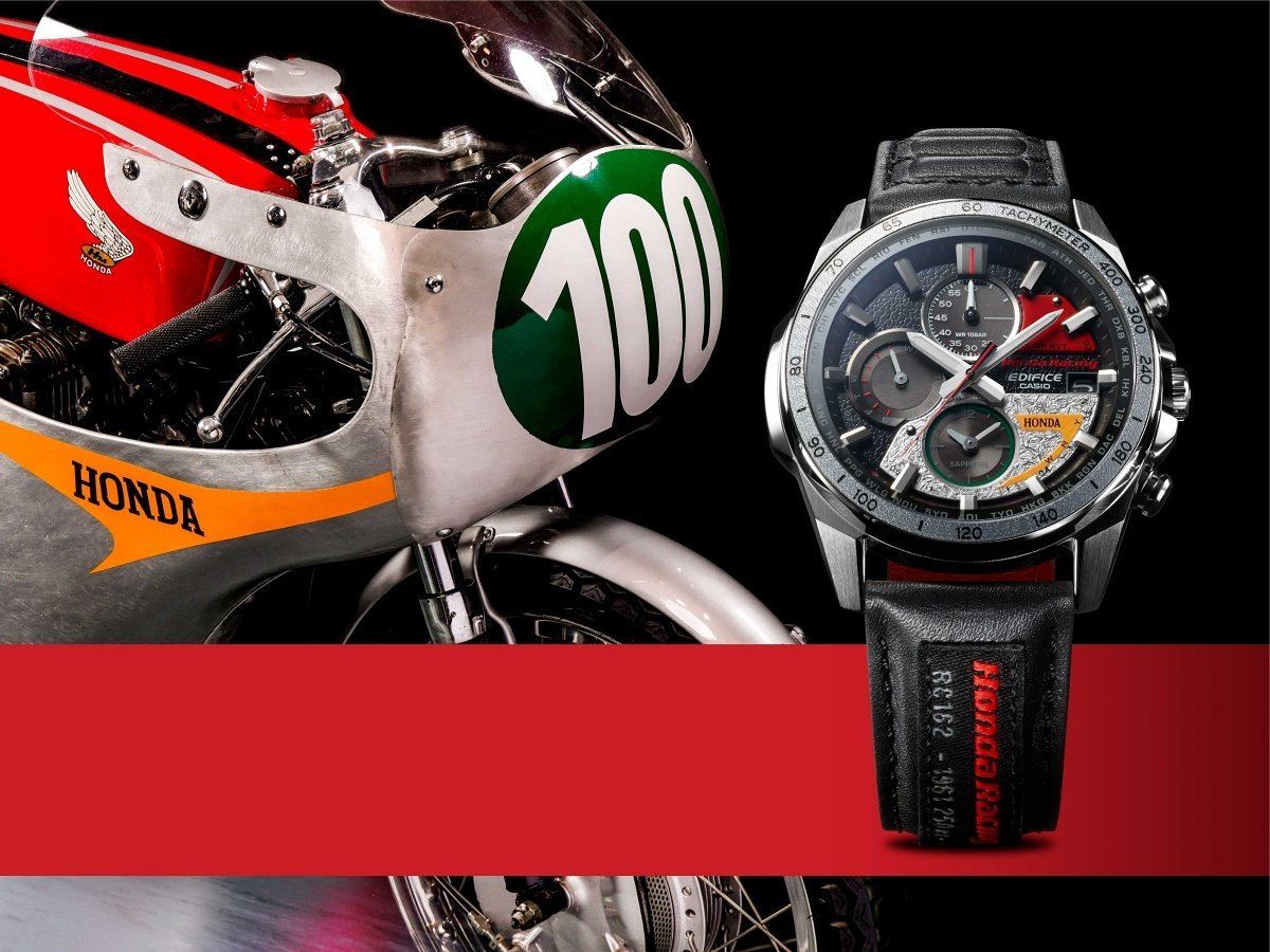 EDIFICE × Honda Racing コラボレーションモデル「EQW-A2000HR」