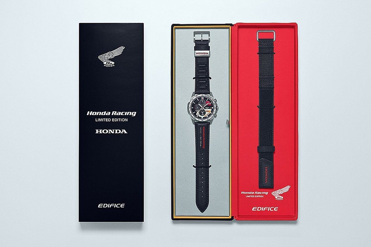 EDIFICE × Honda Racing コラボレーションモデル「EQW-A2000HR」