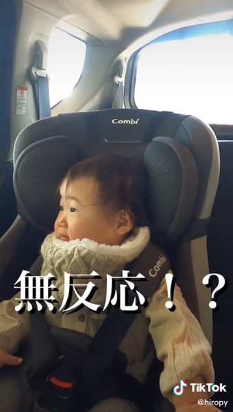 あれ? まさかの無反応? 窓の外を眺めています。