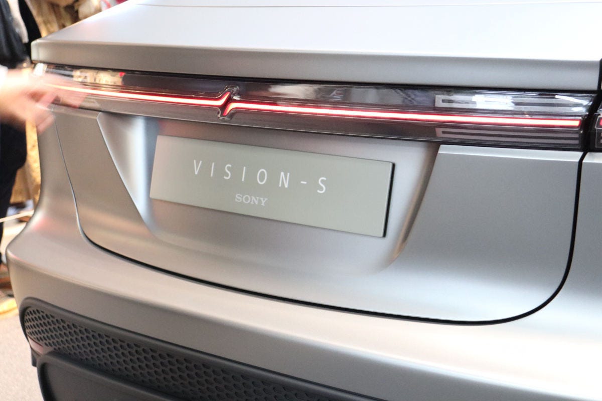 なぜクルマを作る ソニー Vision S の実車を確認 マイナビニュース