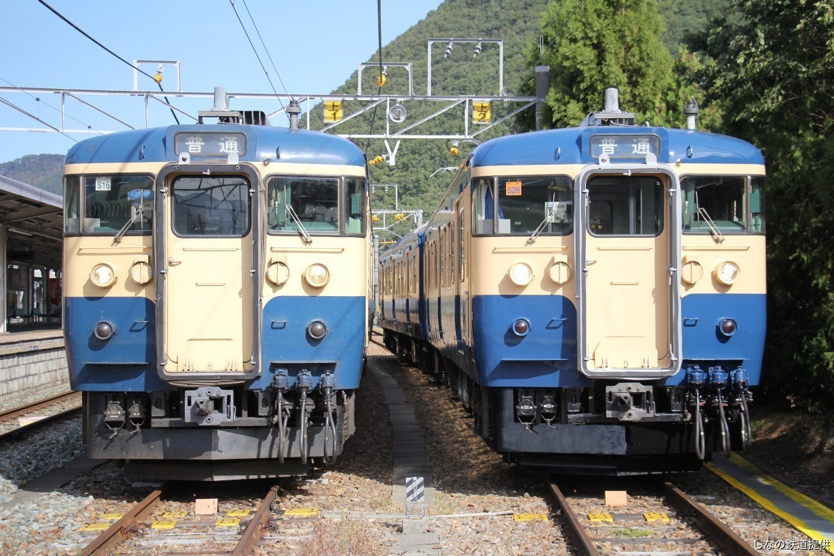 しなの鉄道115系「横須賀色」S16編成・S26編成が引退、来歴を